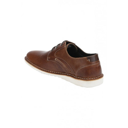 RedTape Men Tan Derby Shoes