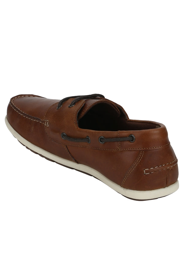 RedTape Men Dark Brown Boat Shoes