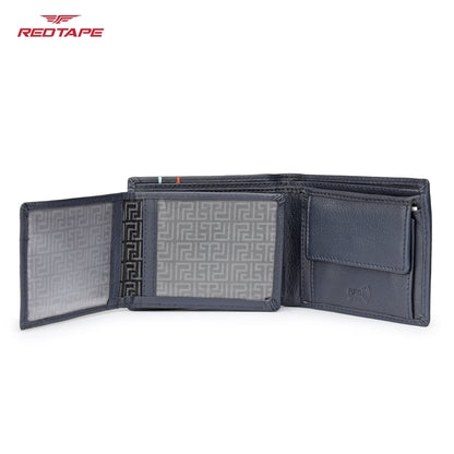 Navy Genuine Leather Men’s Wallet