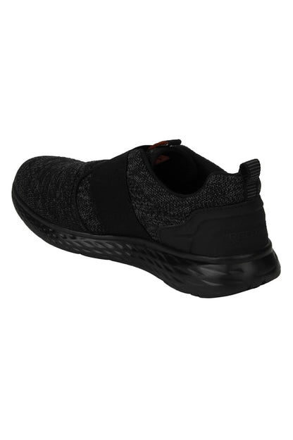 RedTape Men Black Walking Shoes