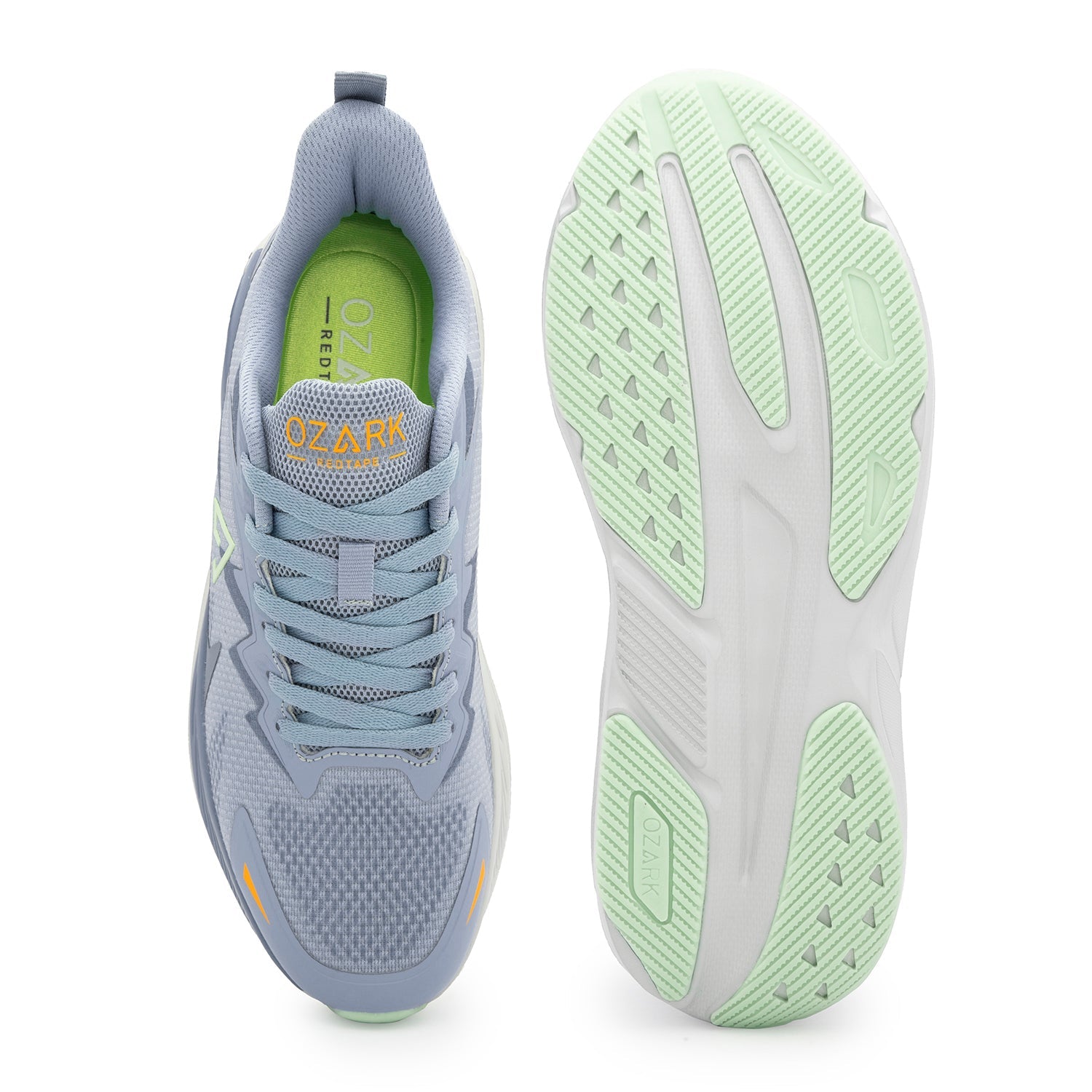 Hiking Shoes for Men in Blue & Grey | Low-Cut Outdoor