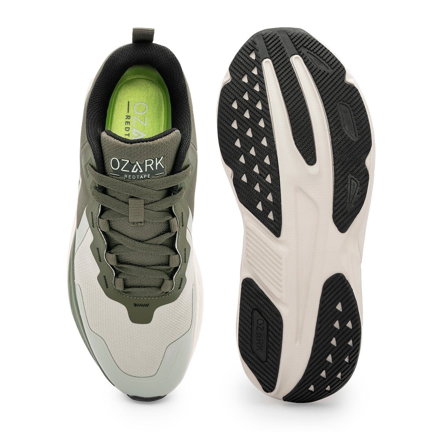 Green White