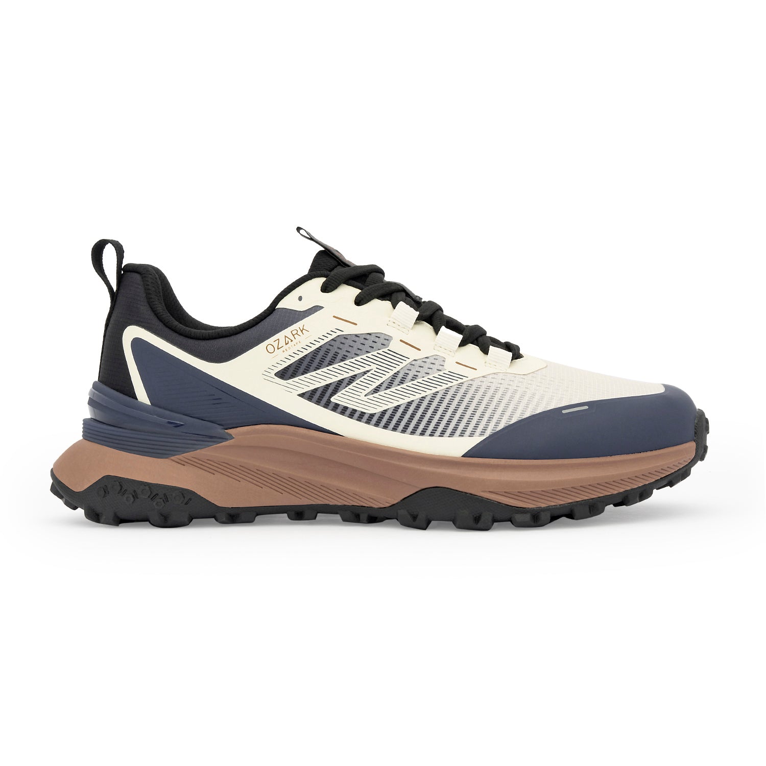 Off White/ Brown