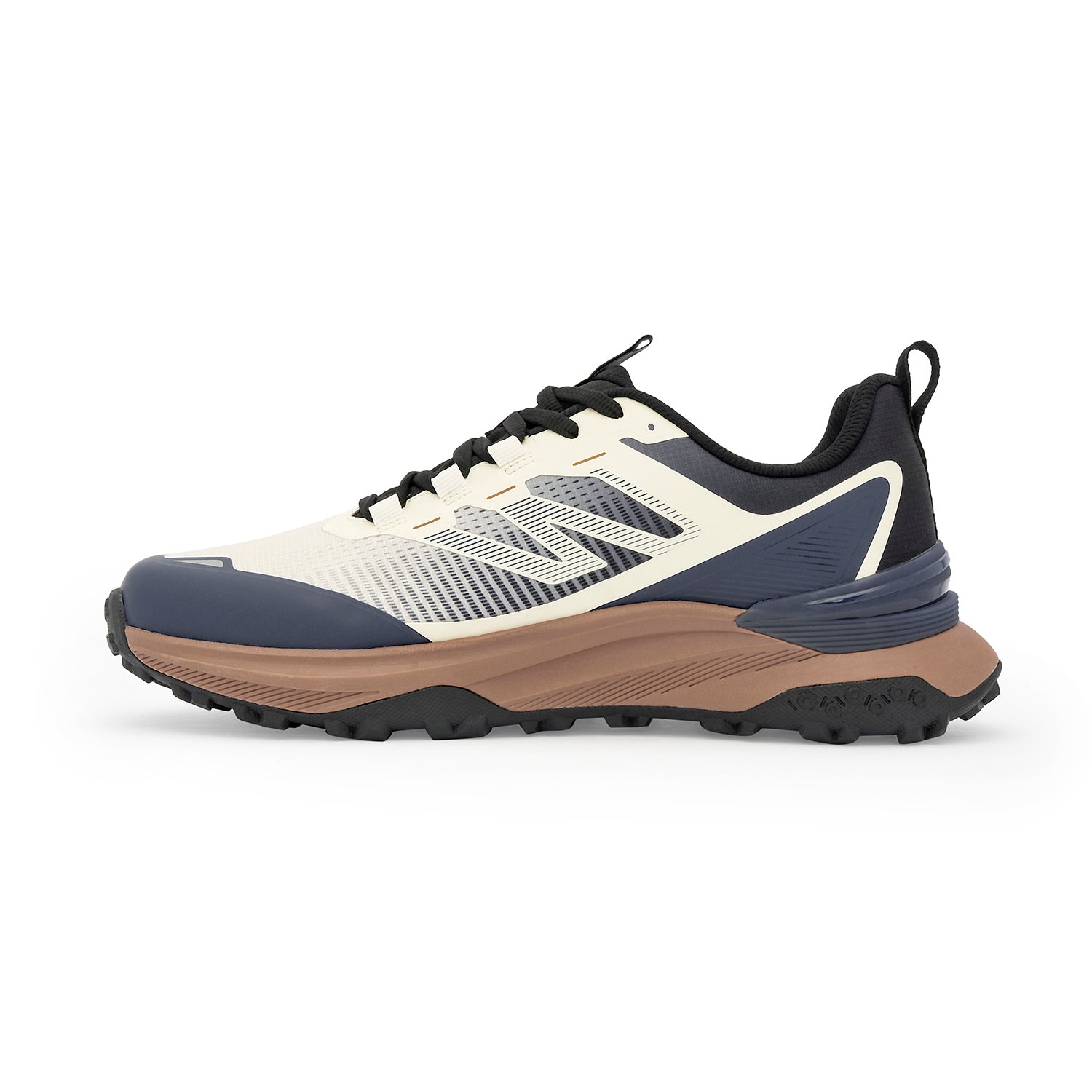 Off White/ Brown