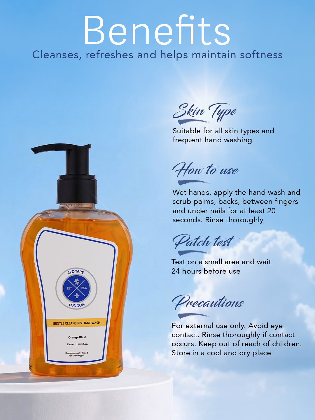Gentle Clansing Handwash Orange Blast