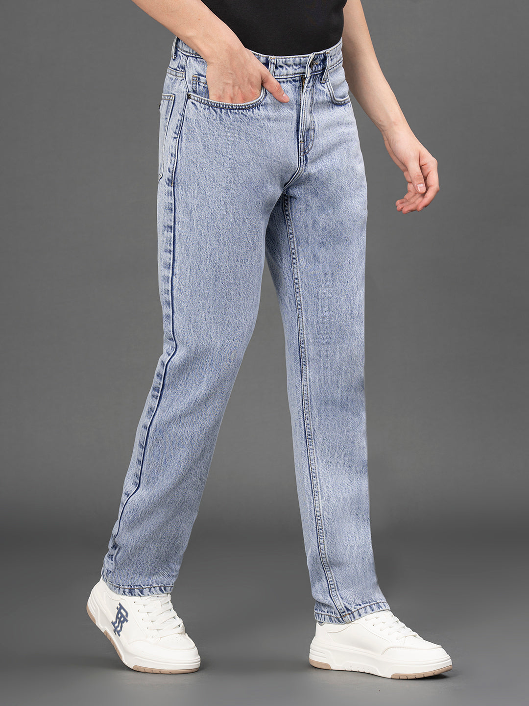 Classic Straight Fit Denim Jeans for Men Redtape