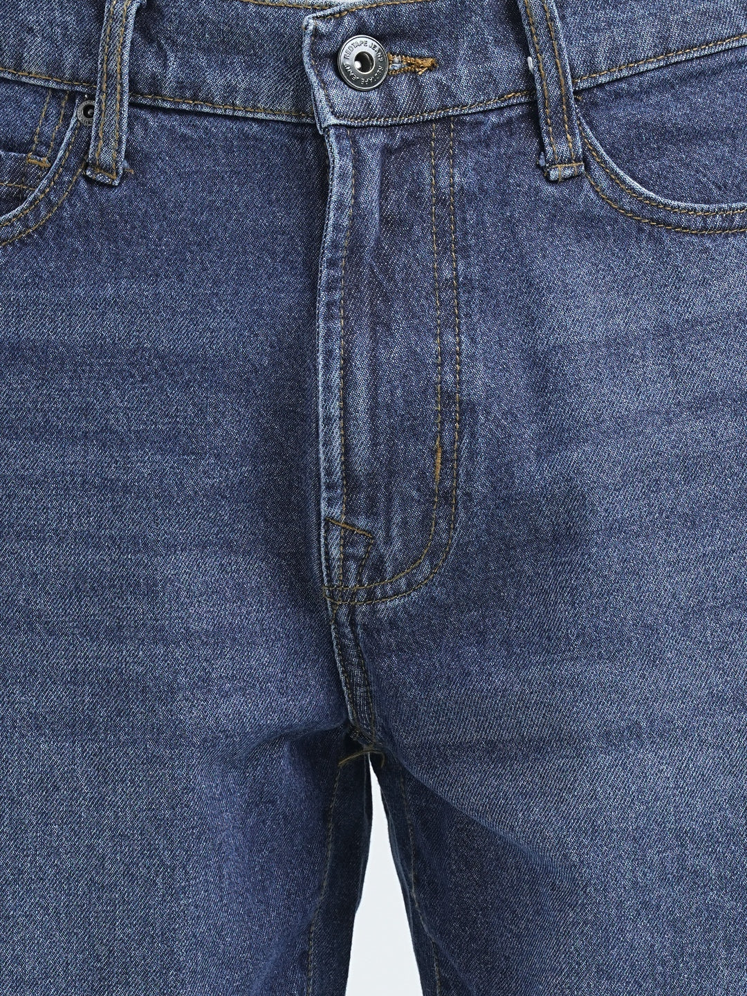 Straight Fit Dark Blue Jeans for Men | Everyday Classic Denim