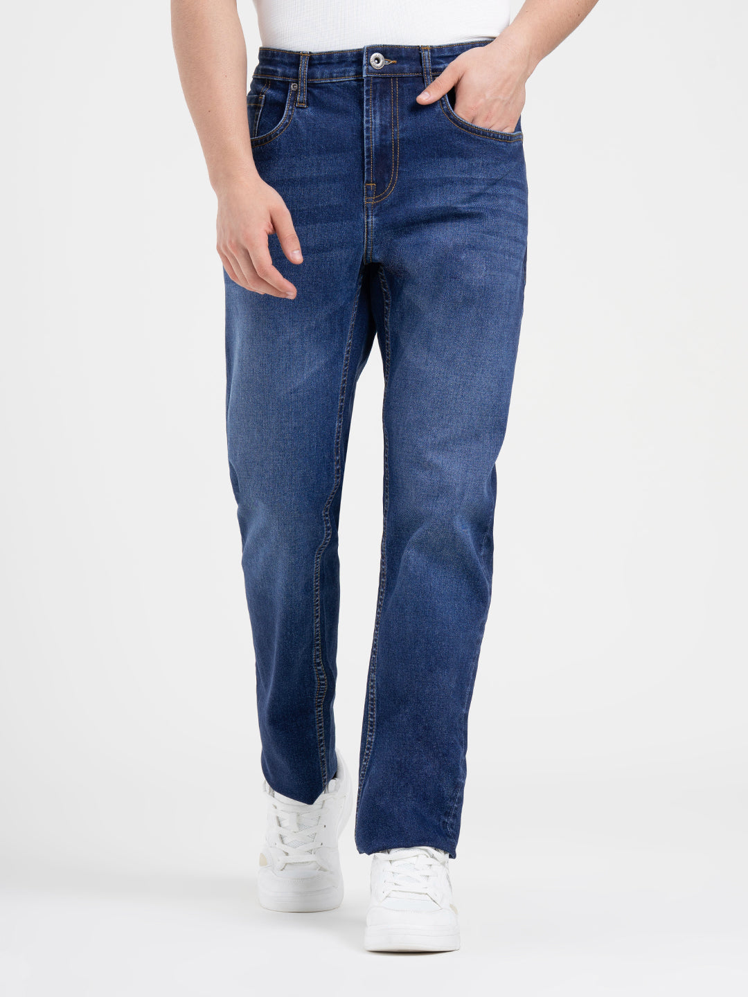 Men's Straight Fit Denim Jeans