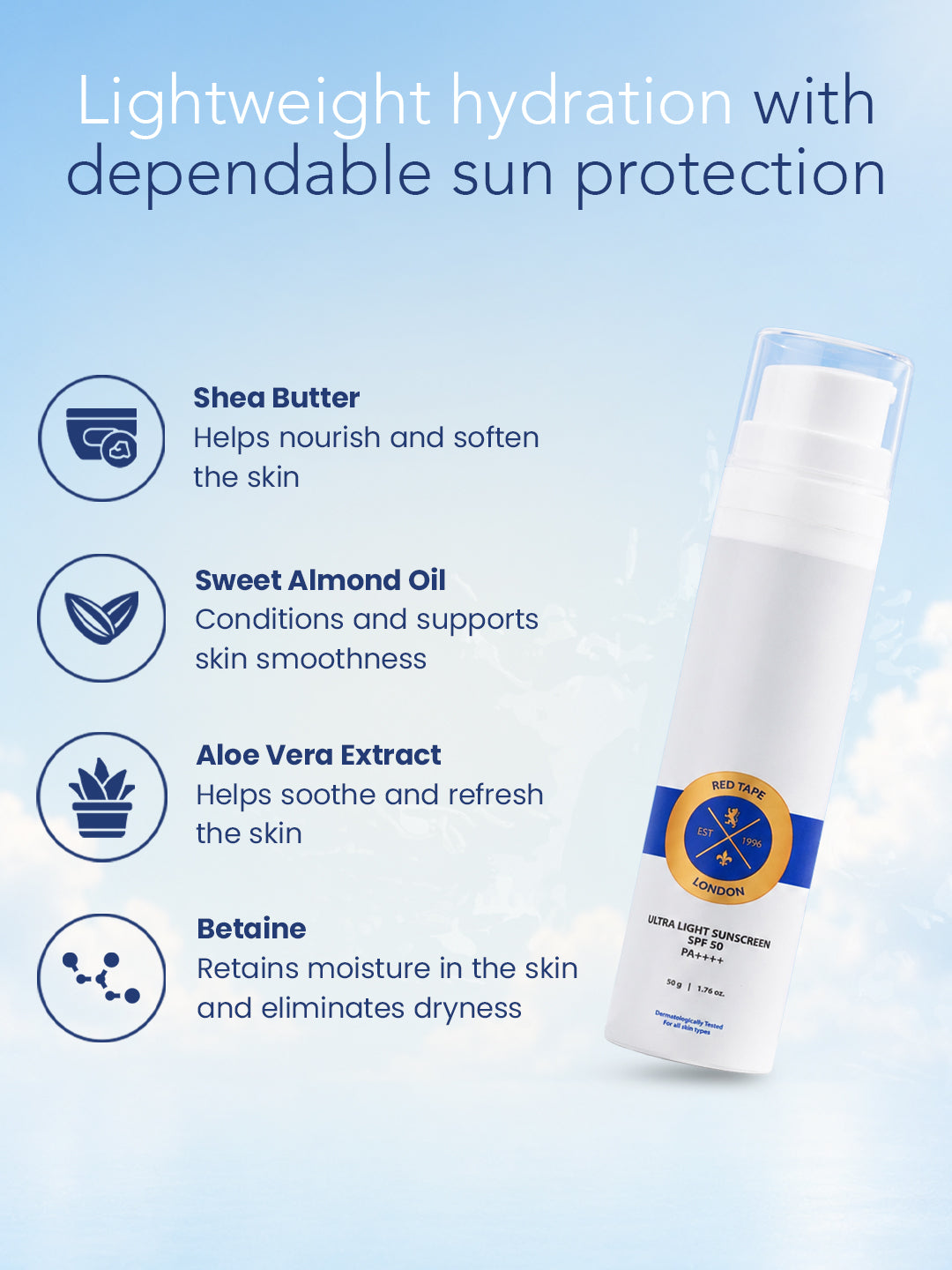 Ultra Light Sunscreen Spf 50