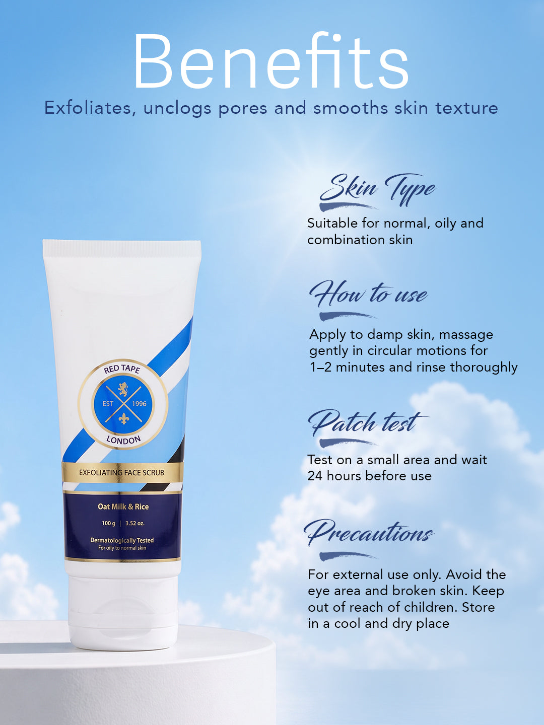Oatmilk & Rice Exfoliator Face Scrub