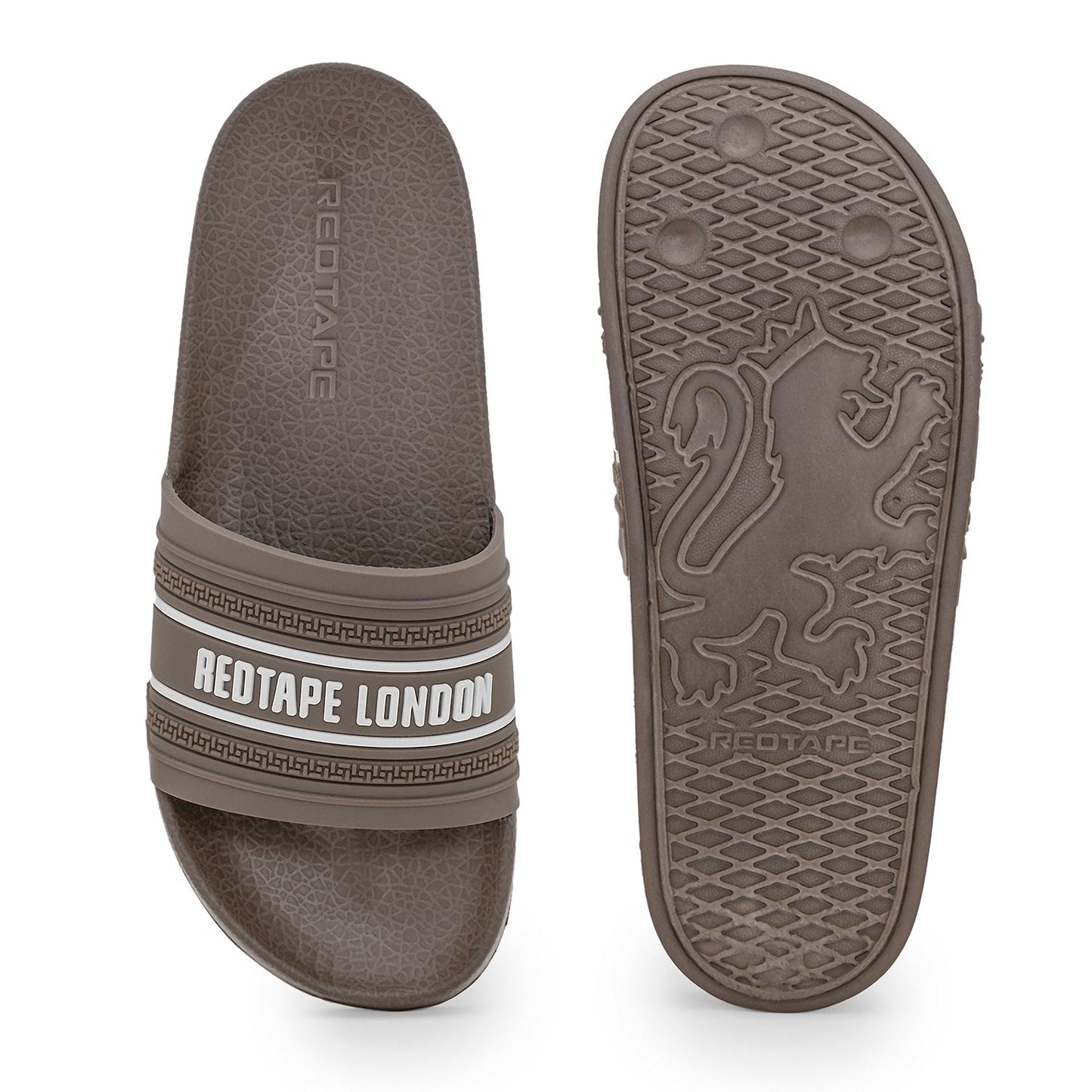 Men's Brown Pool Sliders for Everyday Comfort