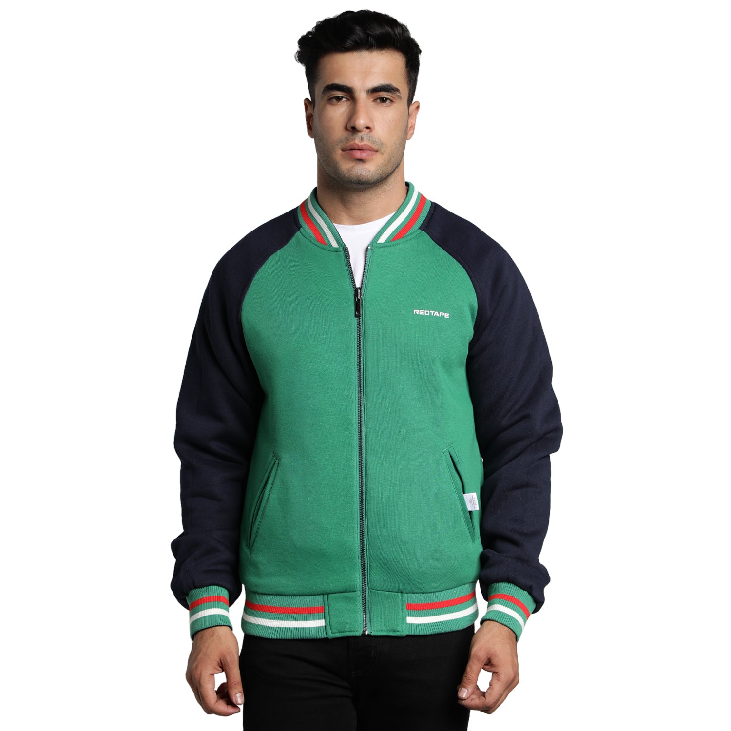 Navy Green Reversible Men's Jacket