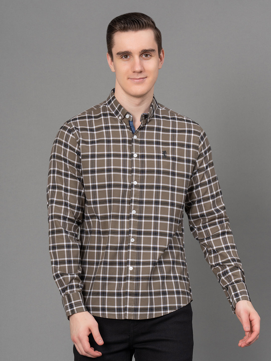 Casual Checked Shirt For Men