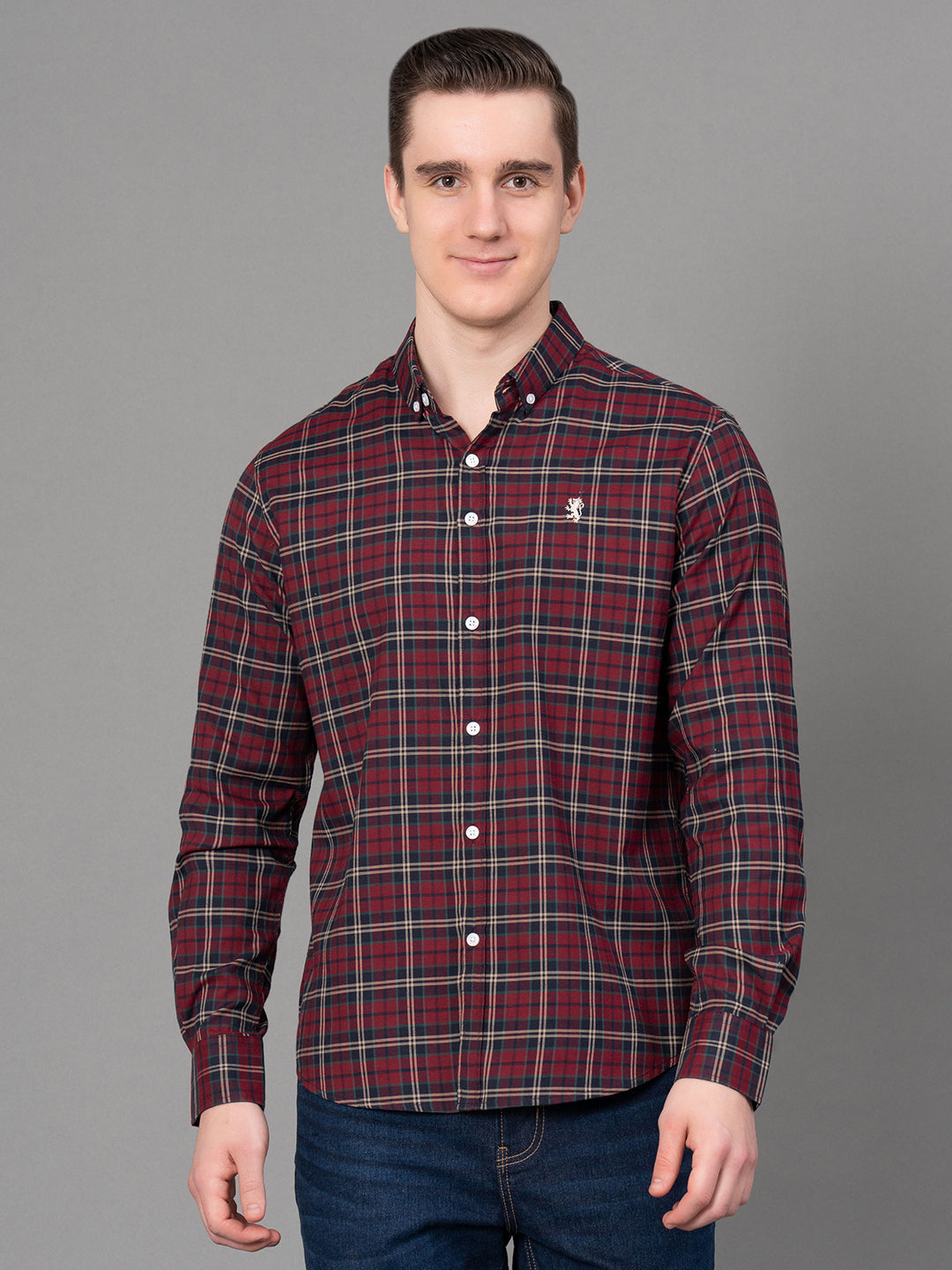 Casual Checked Shirt For Men