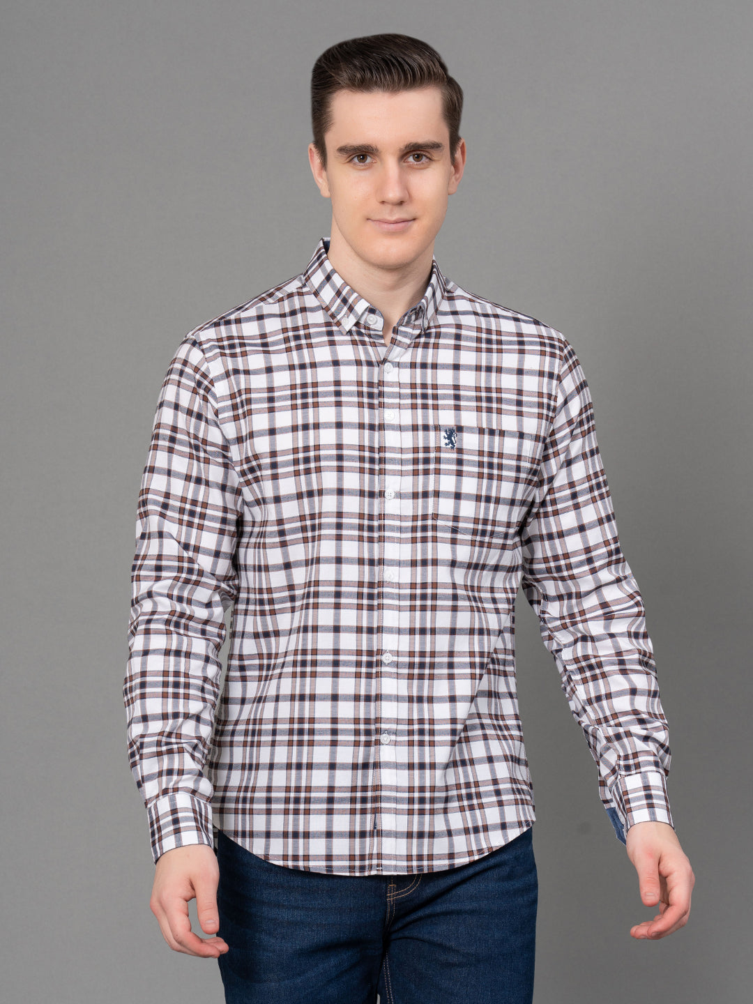 Casual Checked Shirt For Men