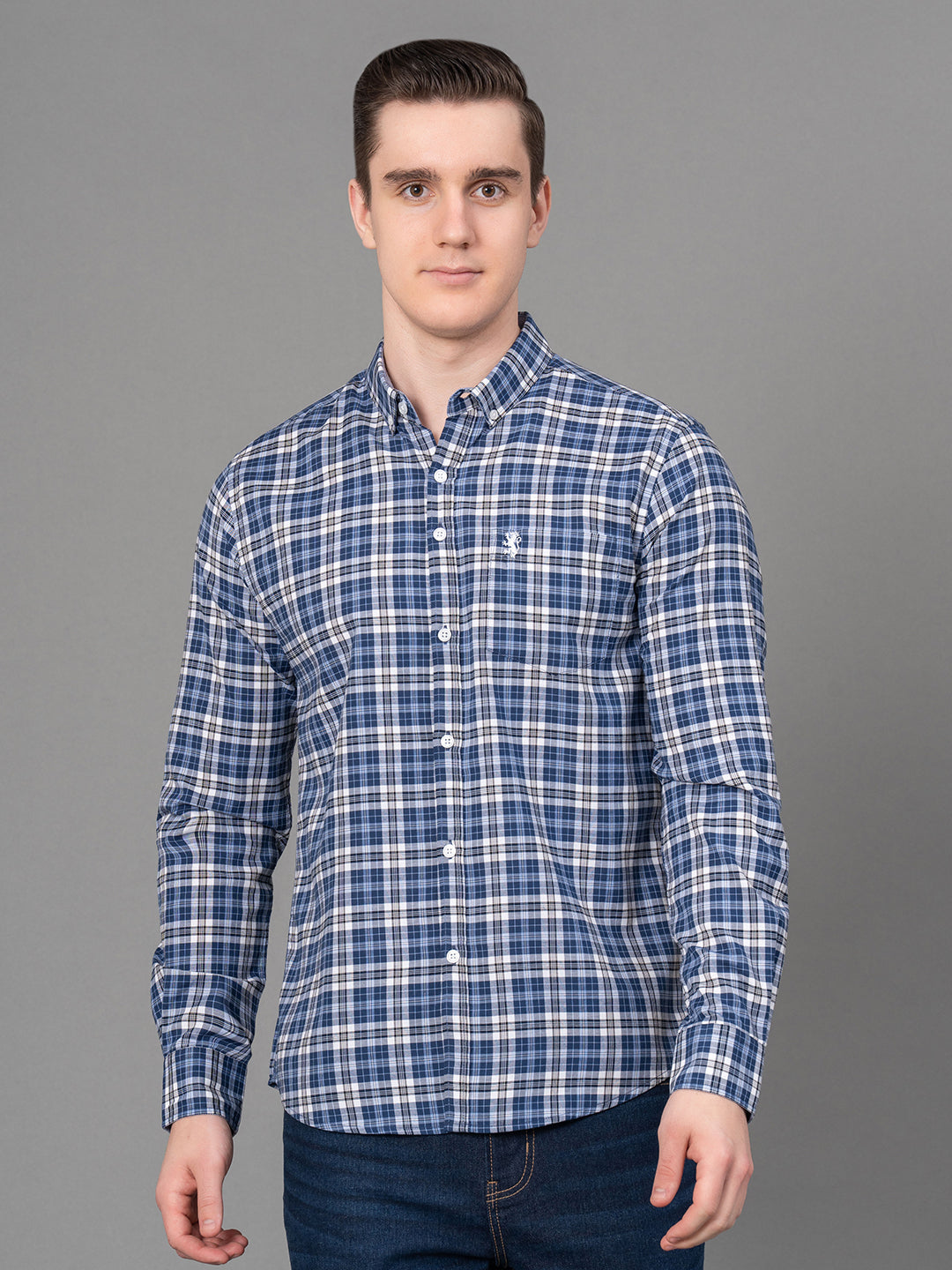 Casual Checked Shirt For Men