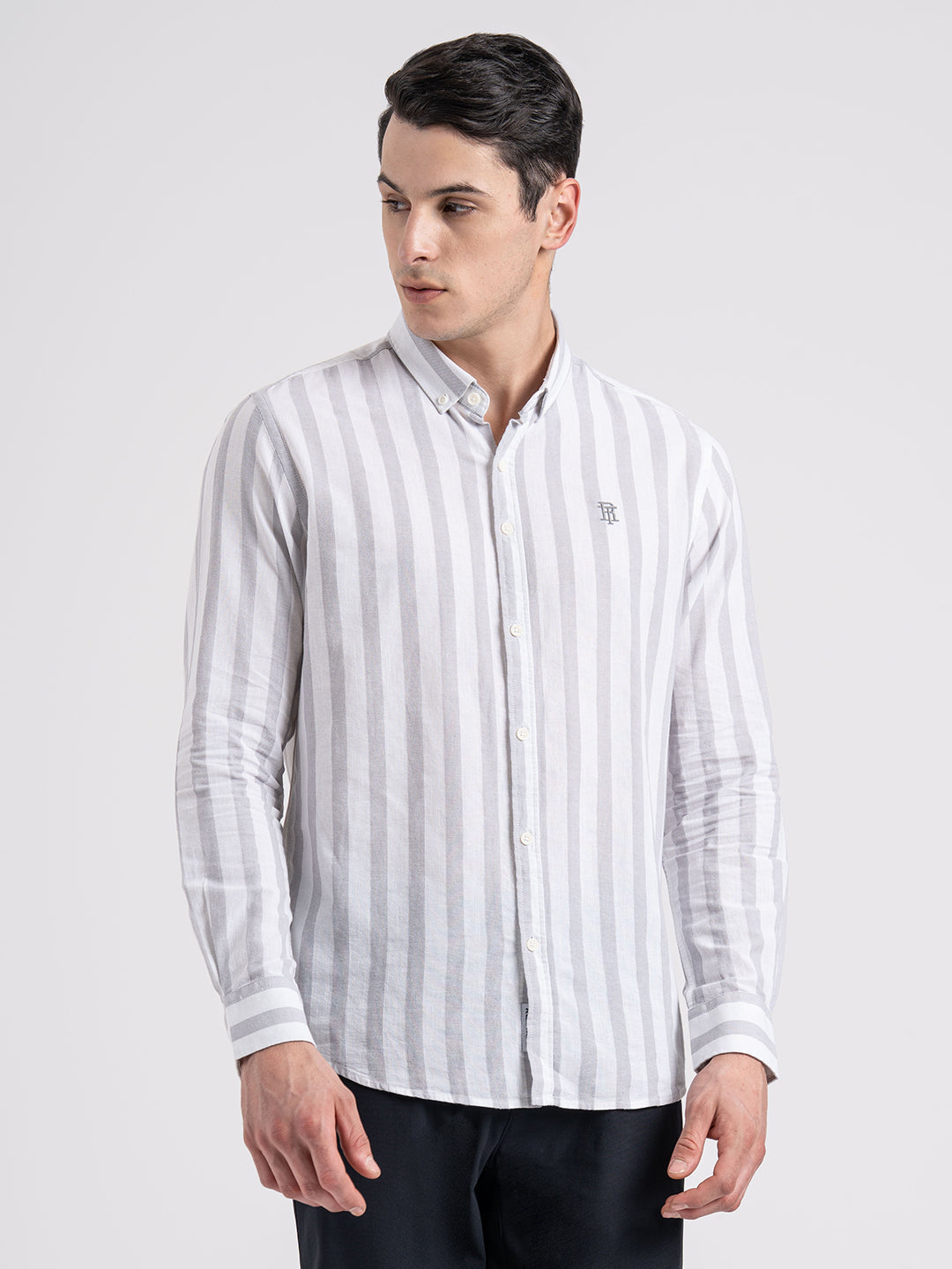 Button Down Striped Shirt for Men | Durable & Stylish