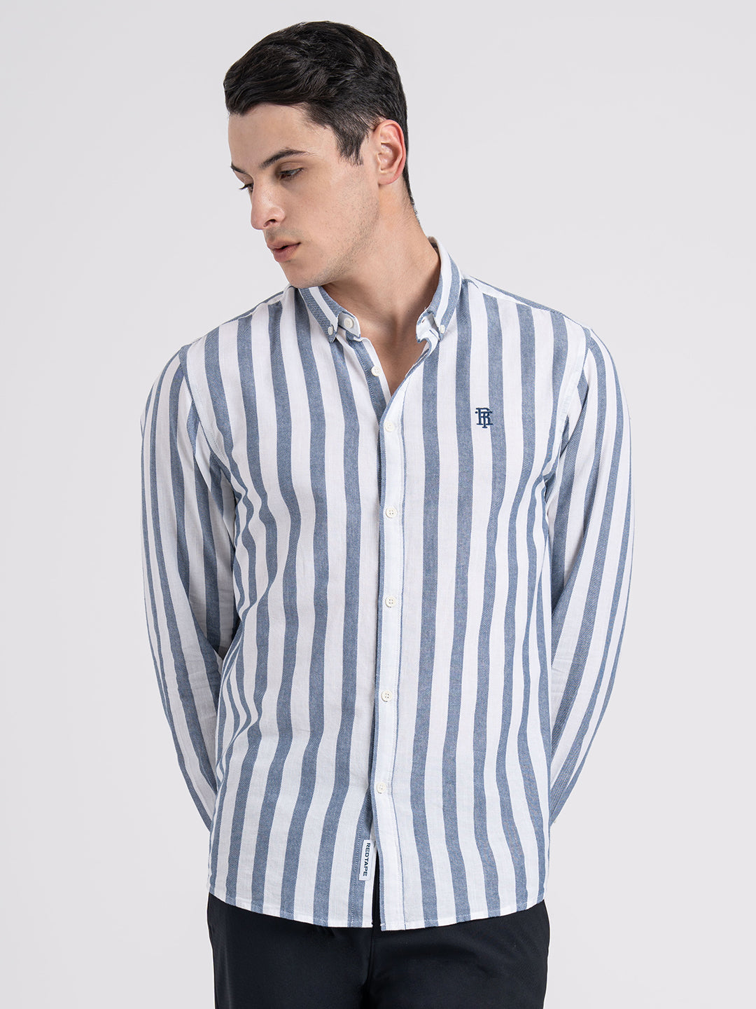 Button Down Striped Shirt for Men | Durable & Stylish