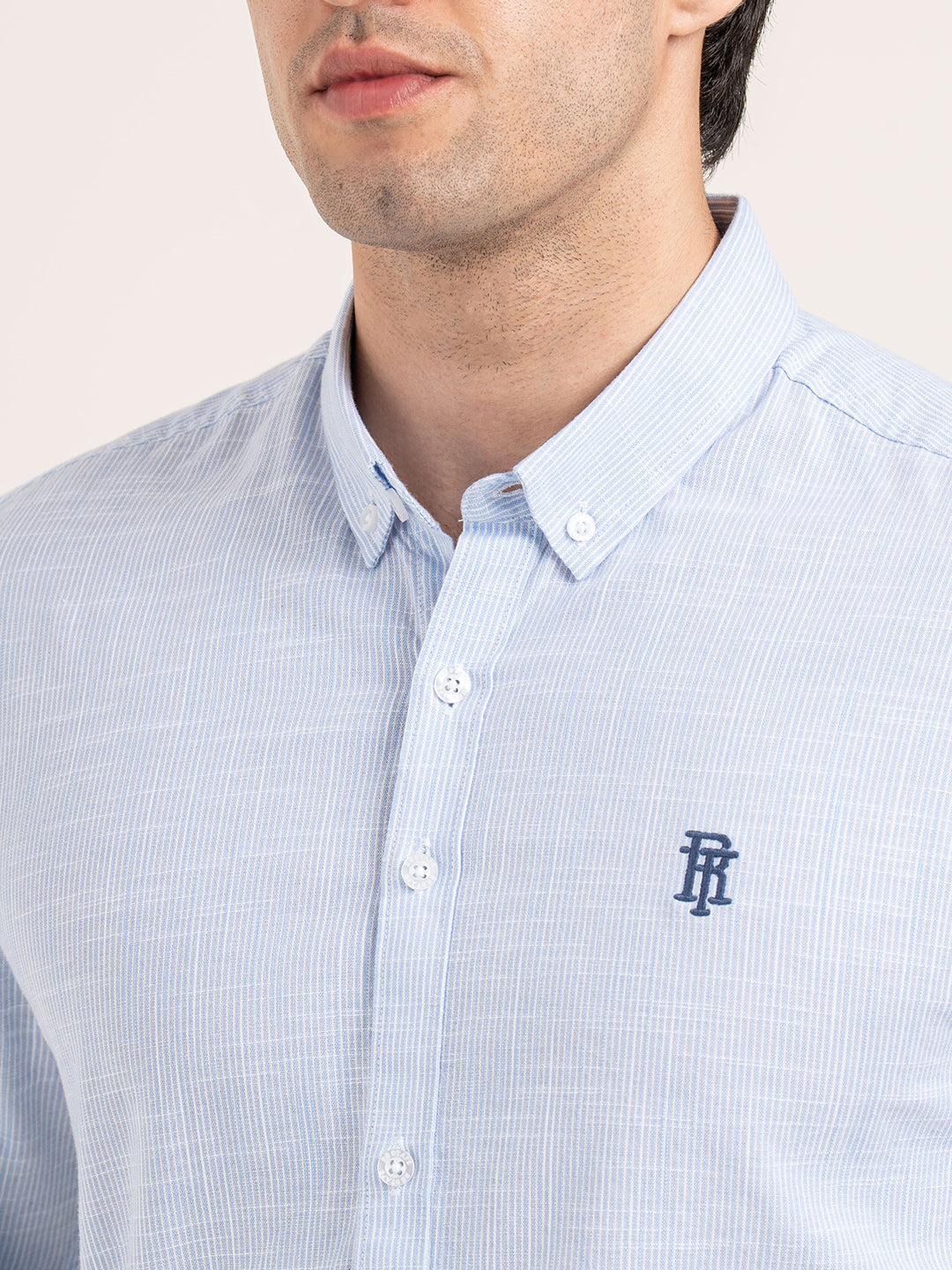 Mens Full Sleeve Stripe Shirt