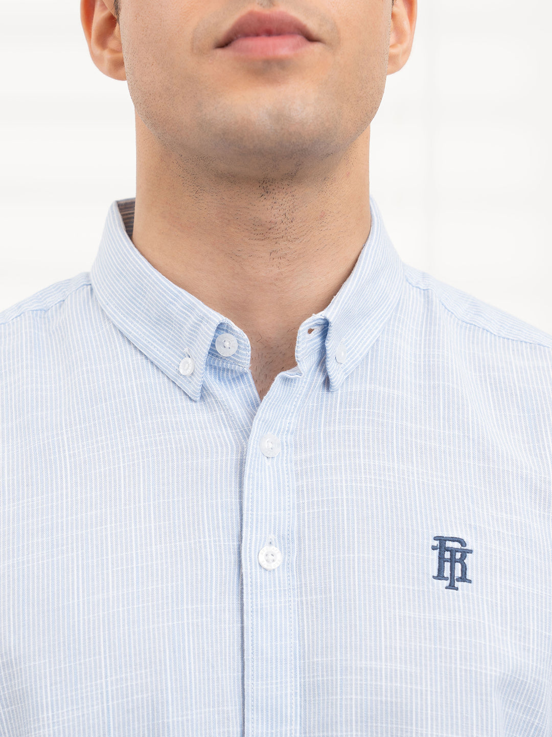 Mens Full Sleeve Stripe Shirt