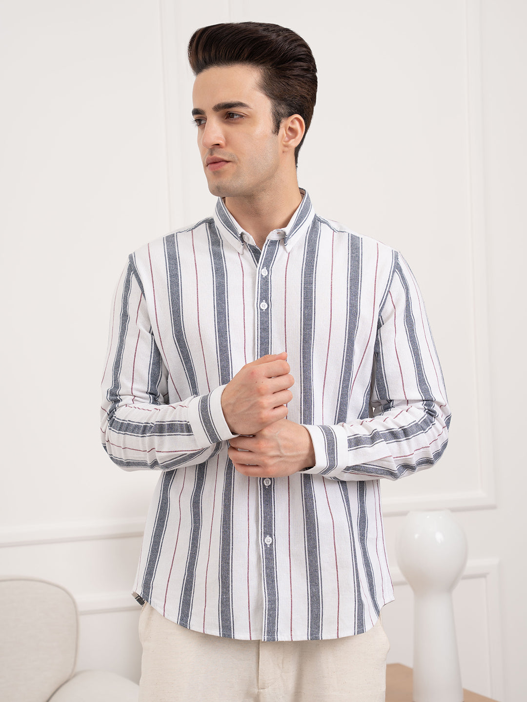 Men’s Cotton Shirt for Refined Casual Style