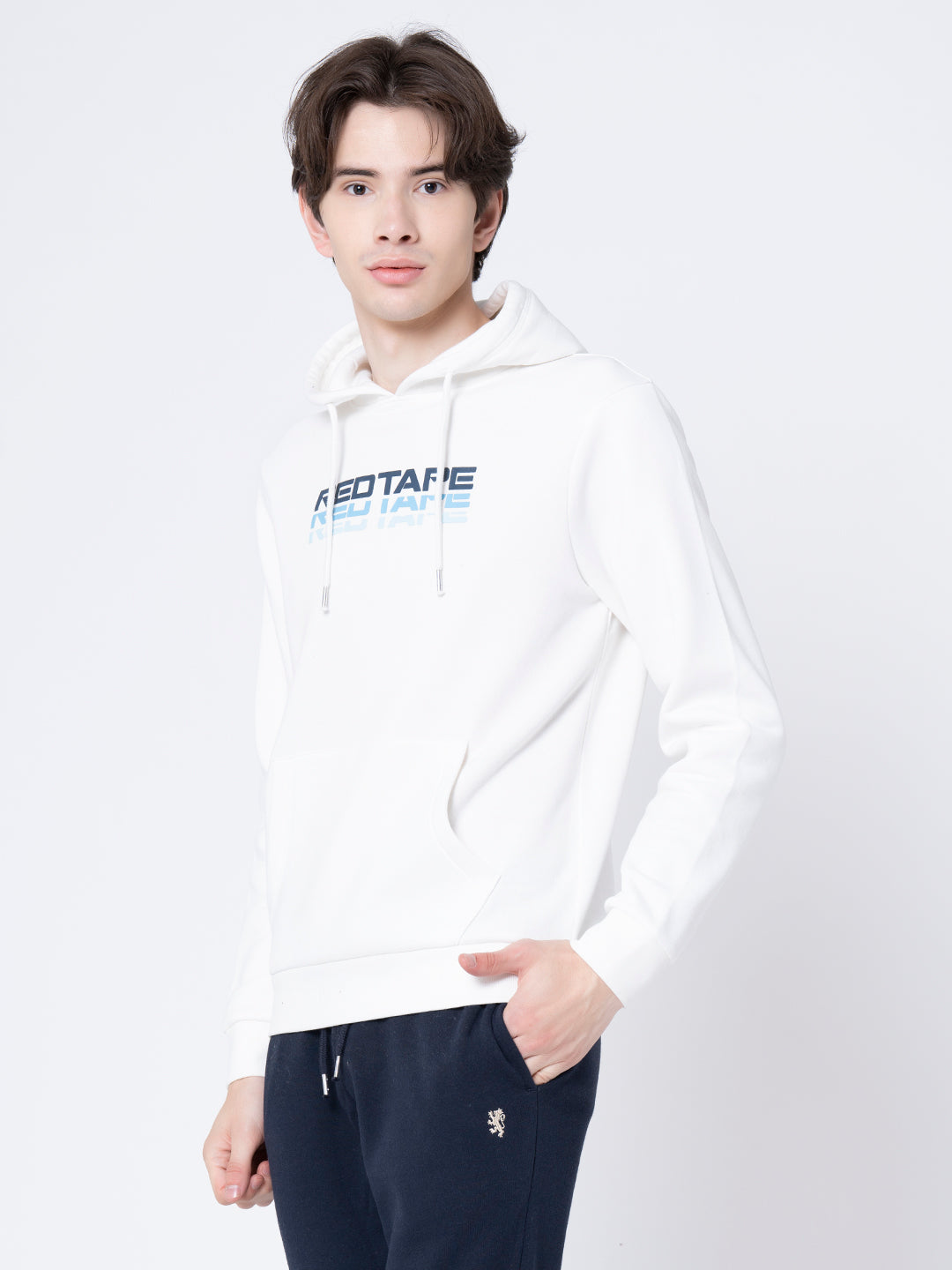 Casual Off White Hoodie For Men