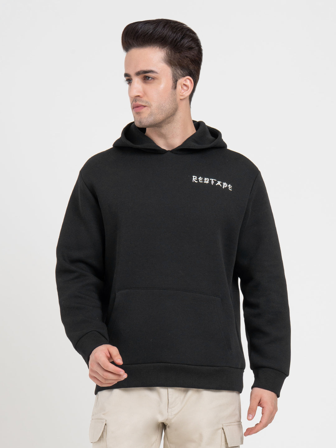 Winter Black  Hoodie for Men | Winter Graphic Streetwear