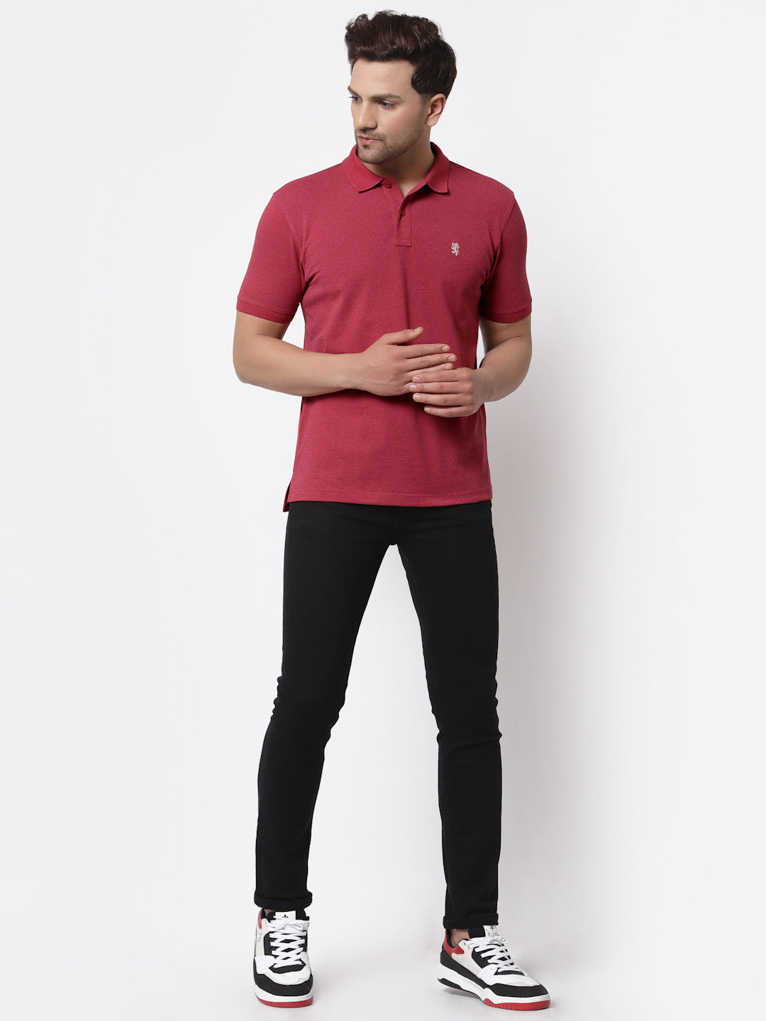 Maroon Melange
