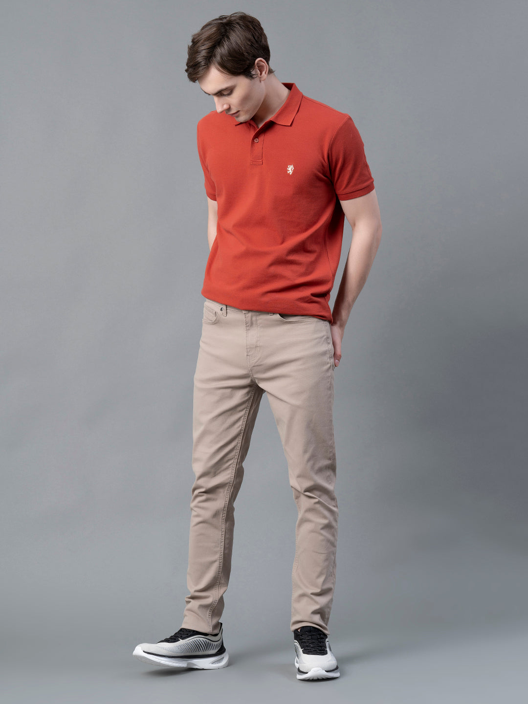 Casual Solid T-Shirt For Men