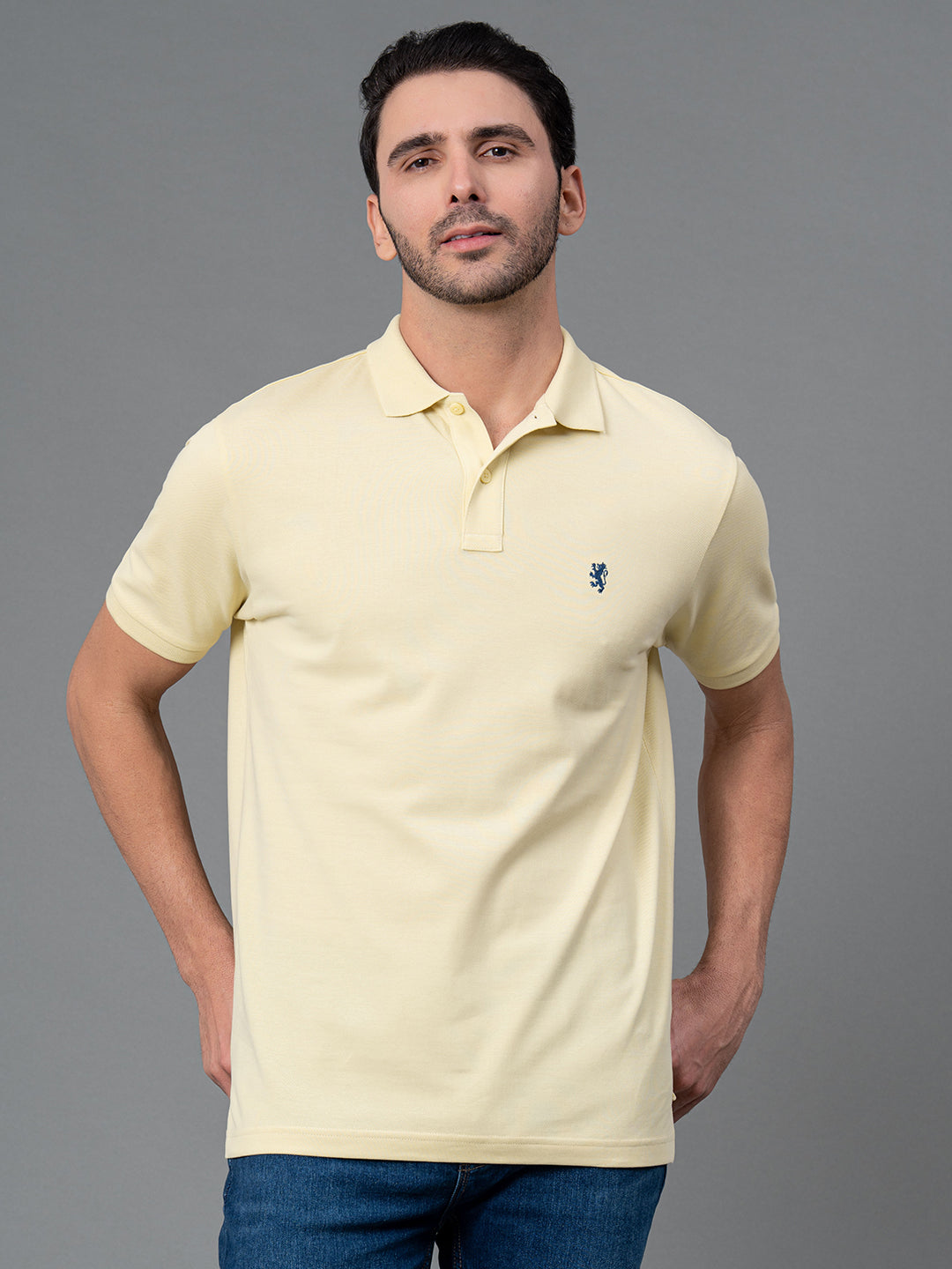 Yellow Men's Polo T-Shirt