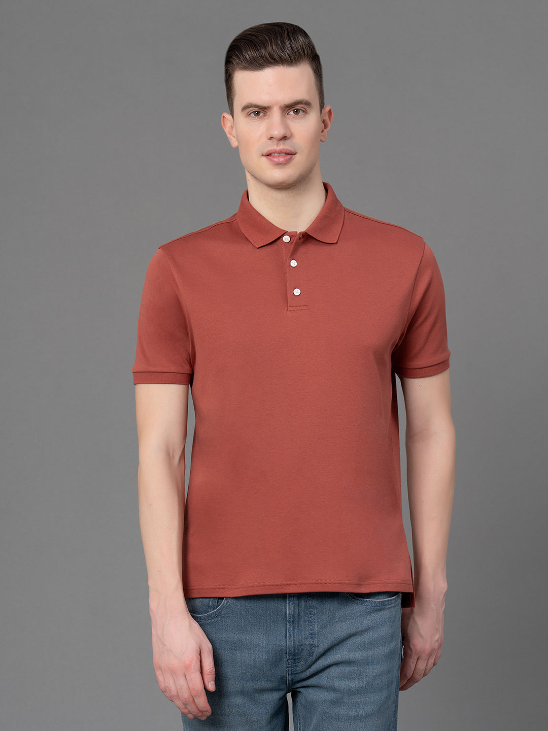 Satin Polo T-Shirt for Men | Redtape