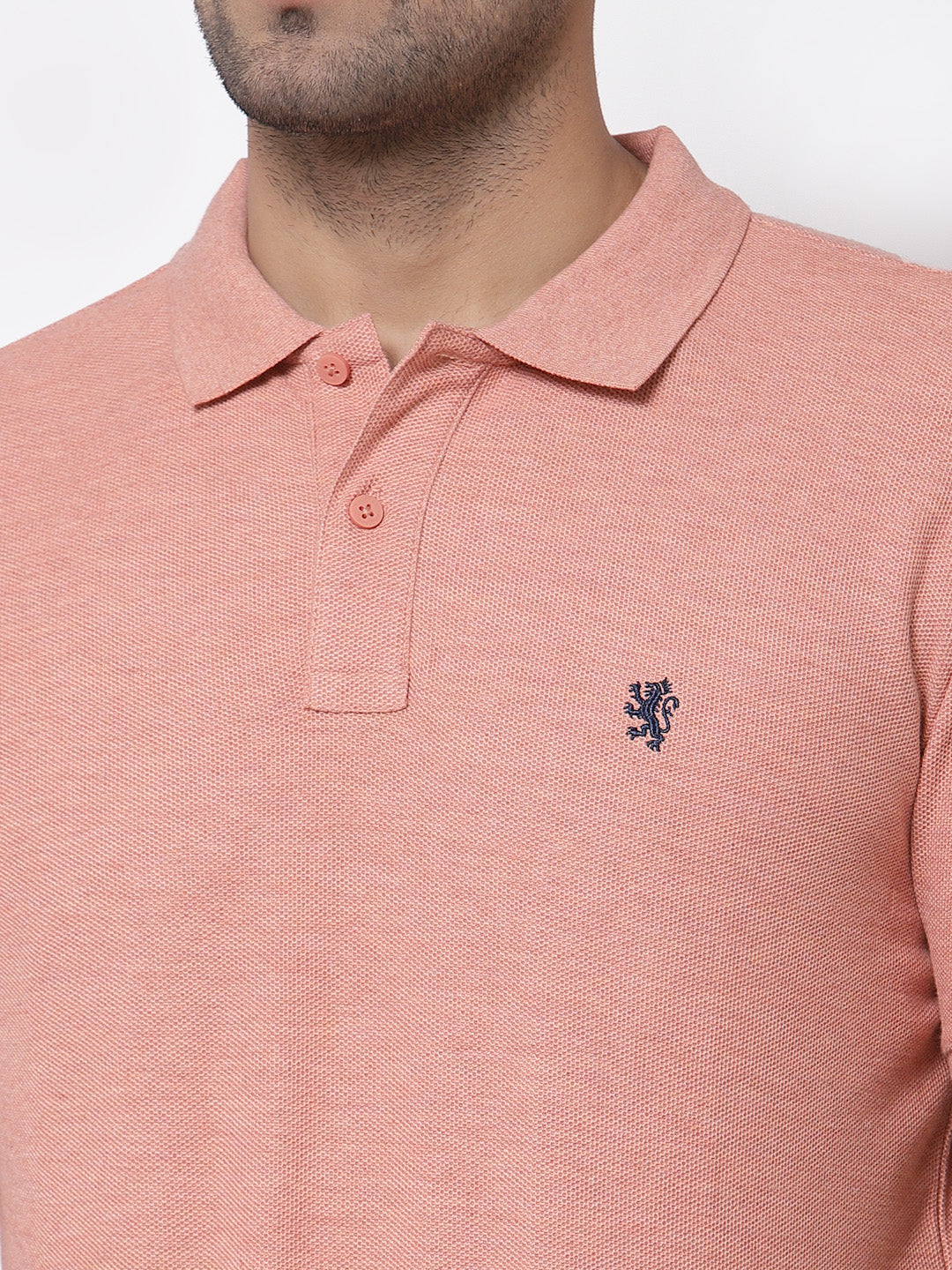 Melange Polo T-Shirt for Men | Redtape