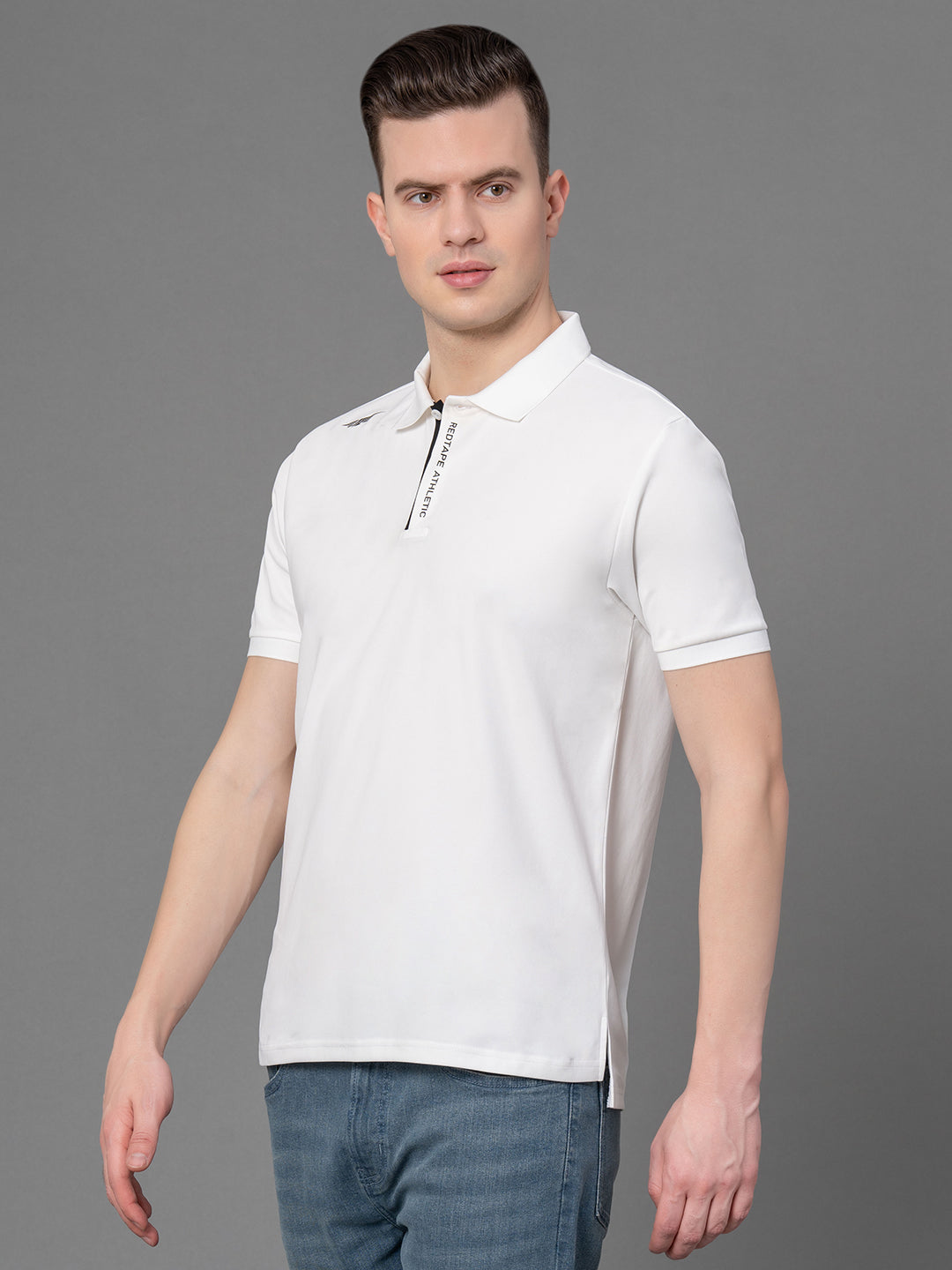 RedTape Athleisure Polo T-Shirt for Men | Quick Dry | High stretch | Anti Microbial & Breathable Polo