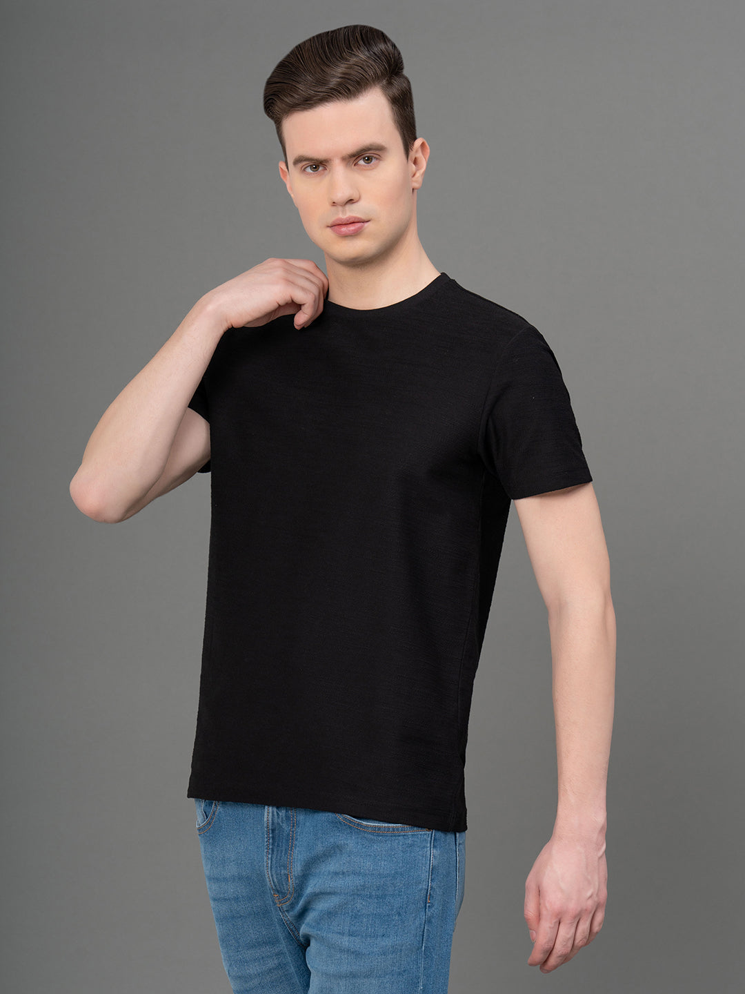 Red Tape Round Neck T-Shirt for Men | Durable & Comfortable