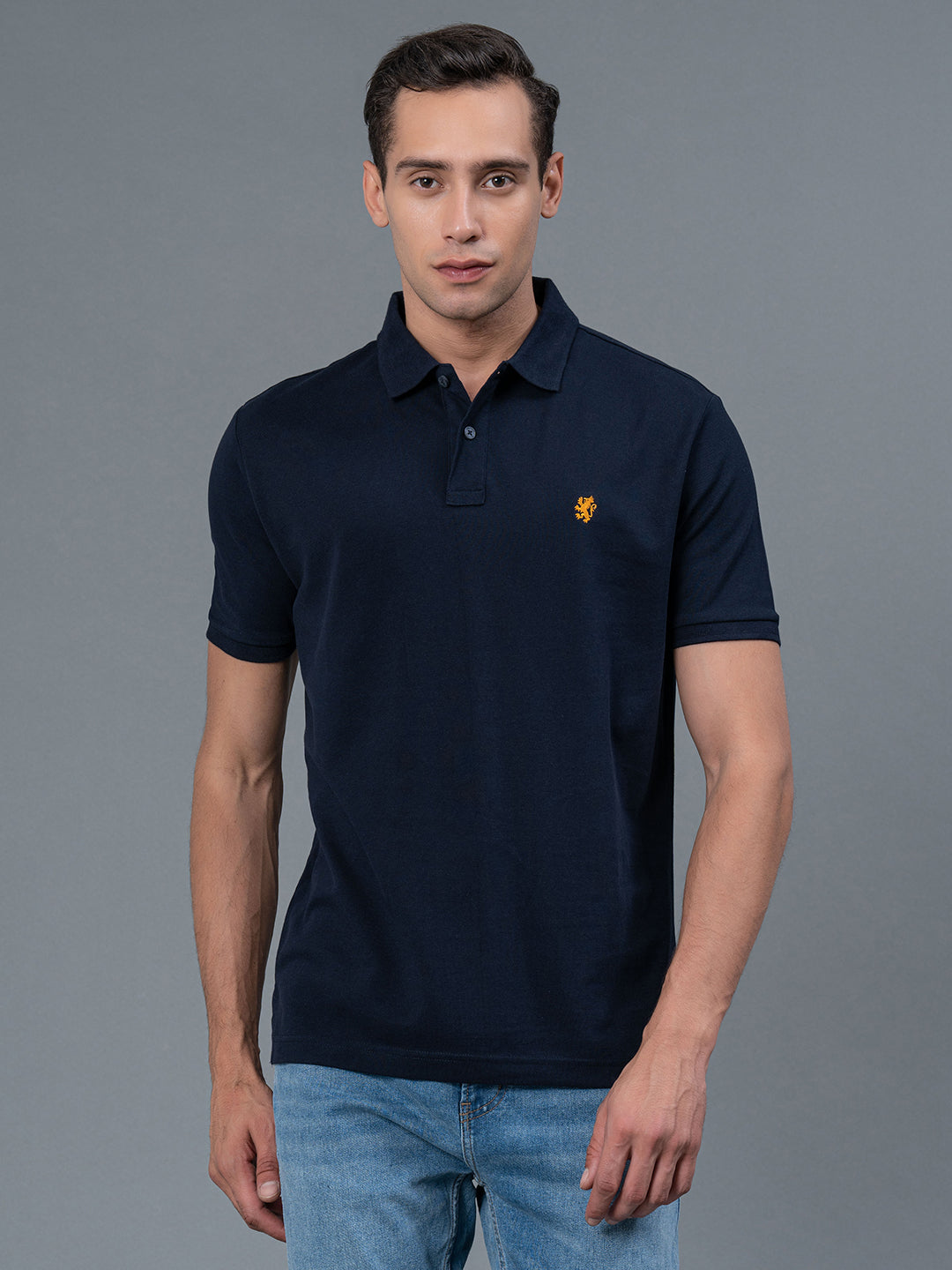 Navy Men's Polo T-Shirt