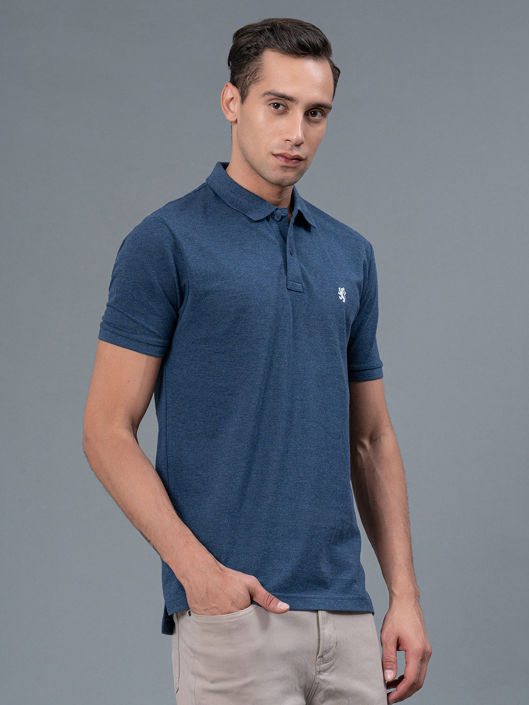 Navy  Melange