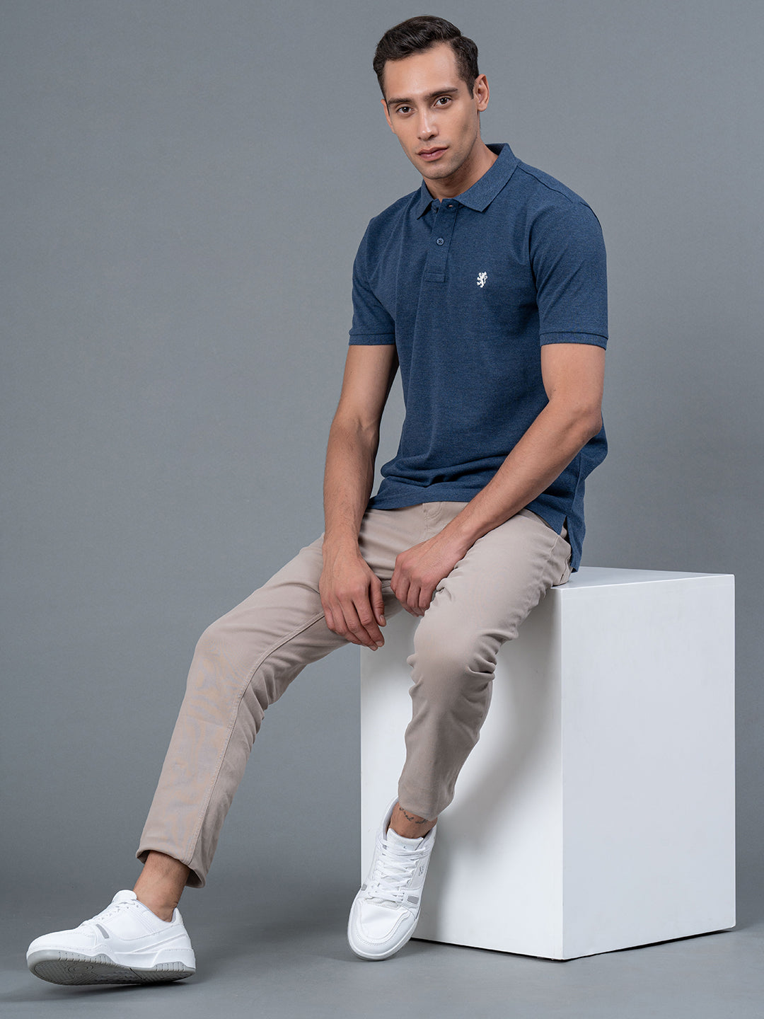 Navy  Melange