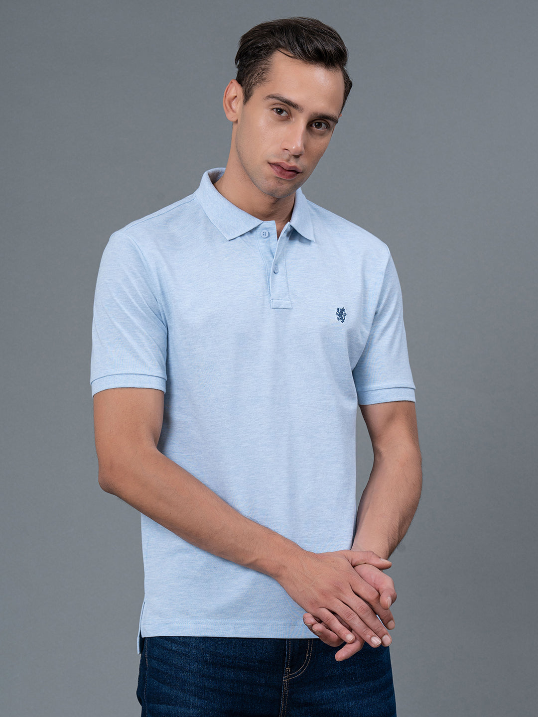 Light Blue  Melange