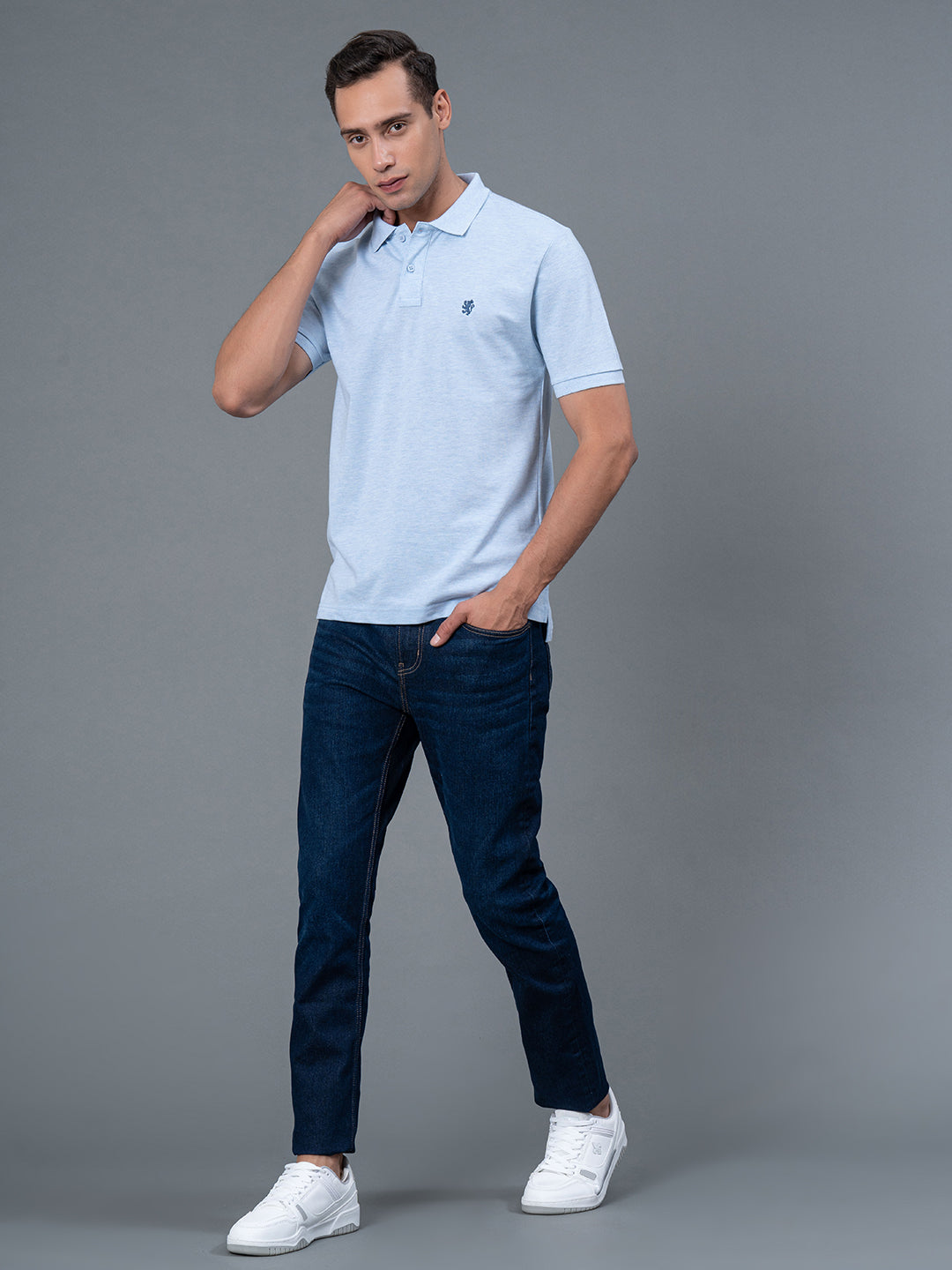 Light Blue  Melange