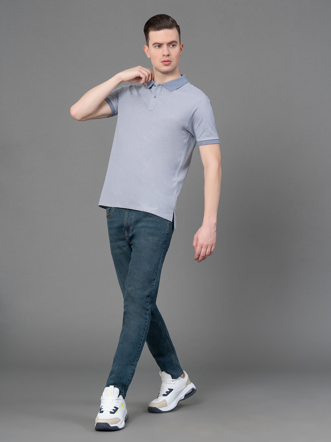 Light Blue  Melange
