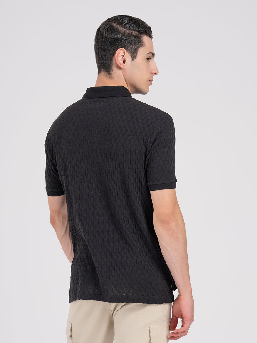 Structured Polo T-Shirt for Men | Redtape