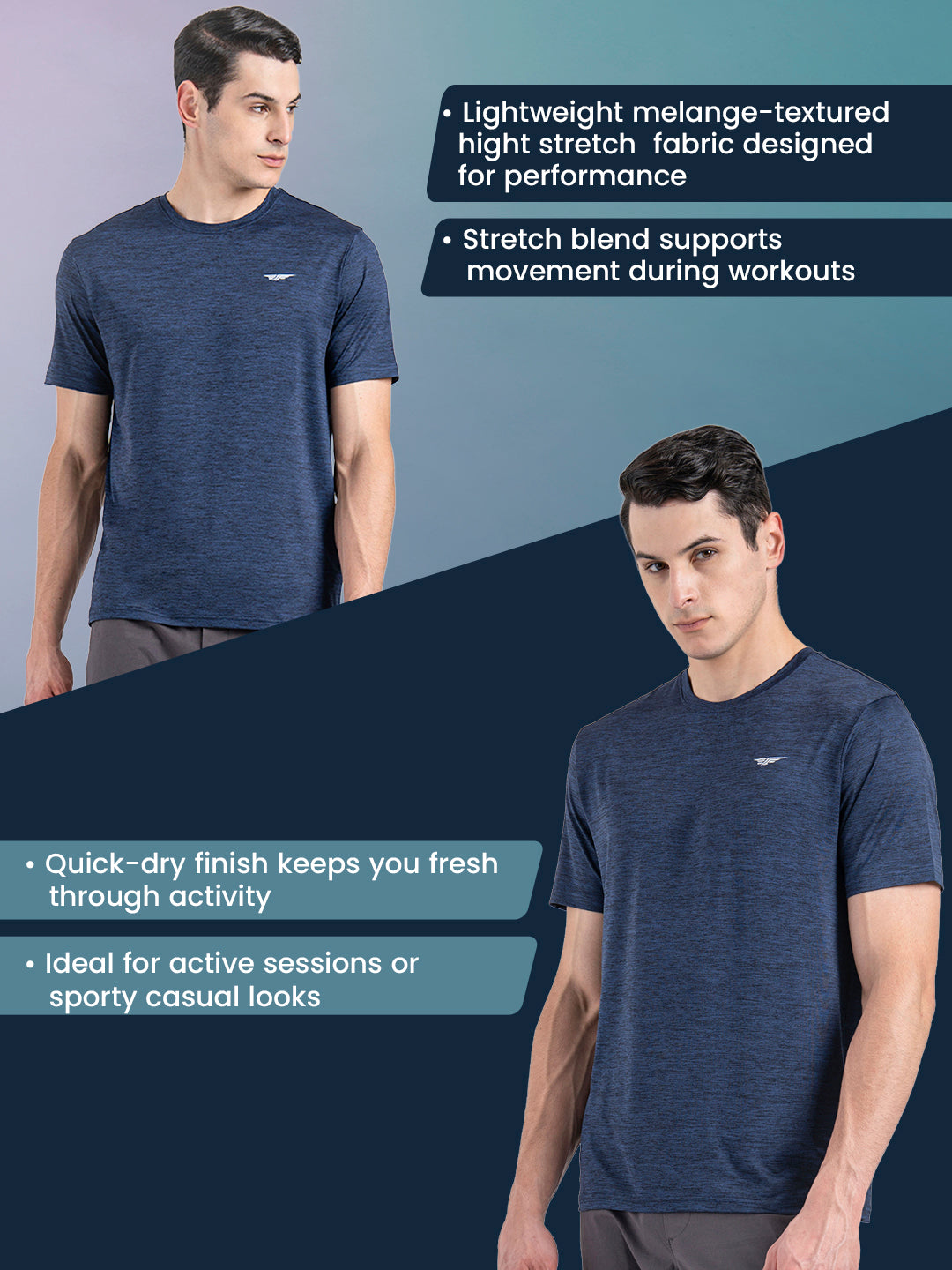 Dark Navy Melange
