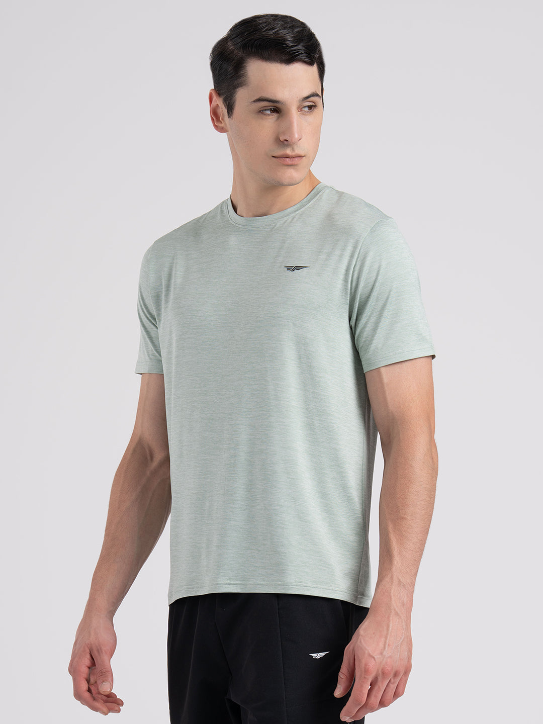 Red Tape Men's Solid Round Neck T-Shirt | Lightweight