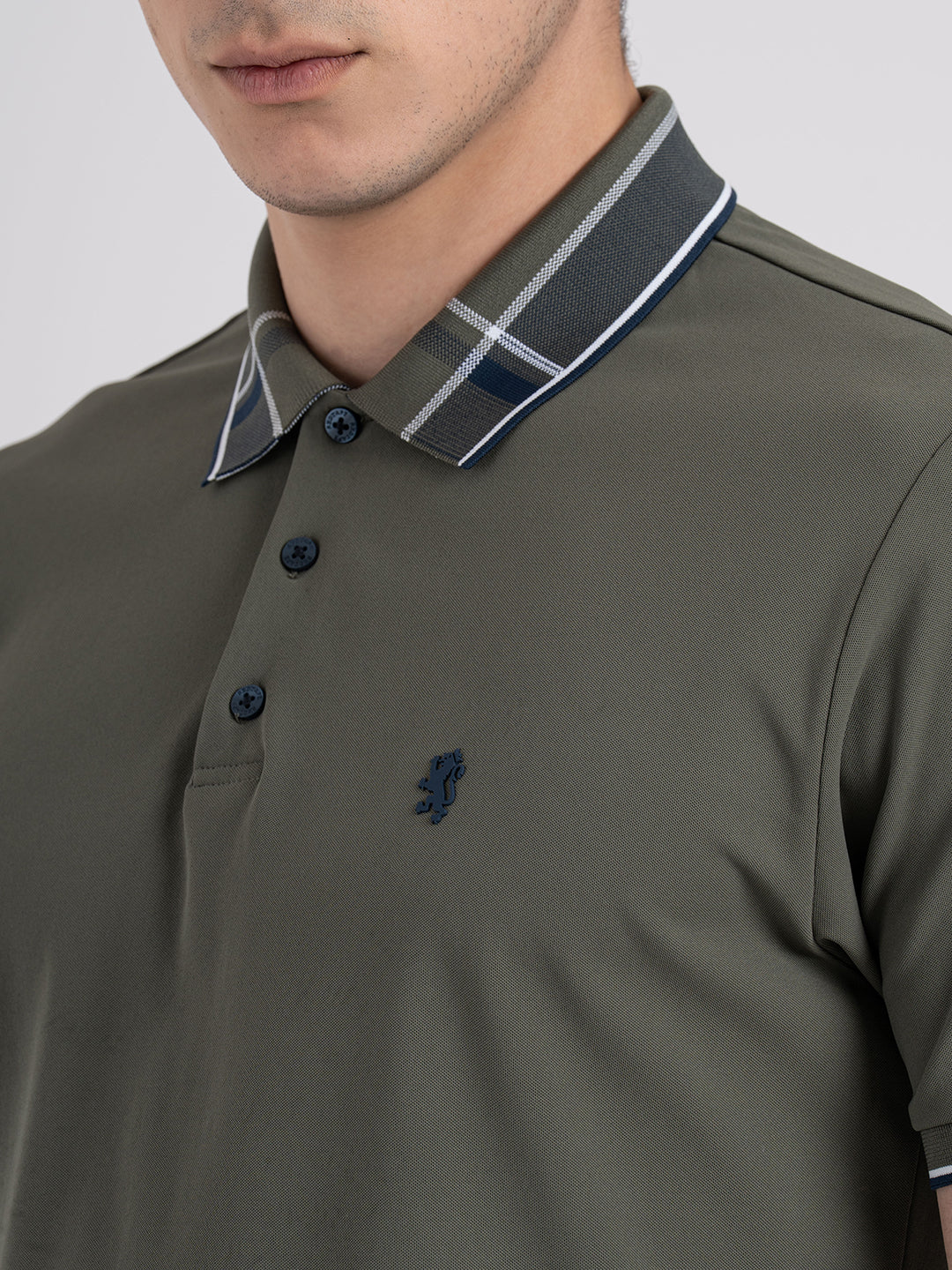 BOTT Door Jacquard L/S POLO ポロシャツ レッド M