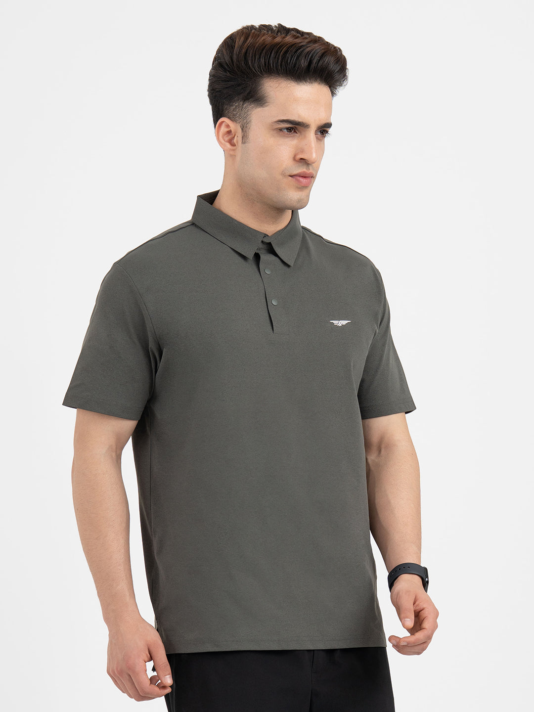 トップス tdk_void polo Polo T Shirts for Men in Dark Olive – Redtape