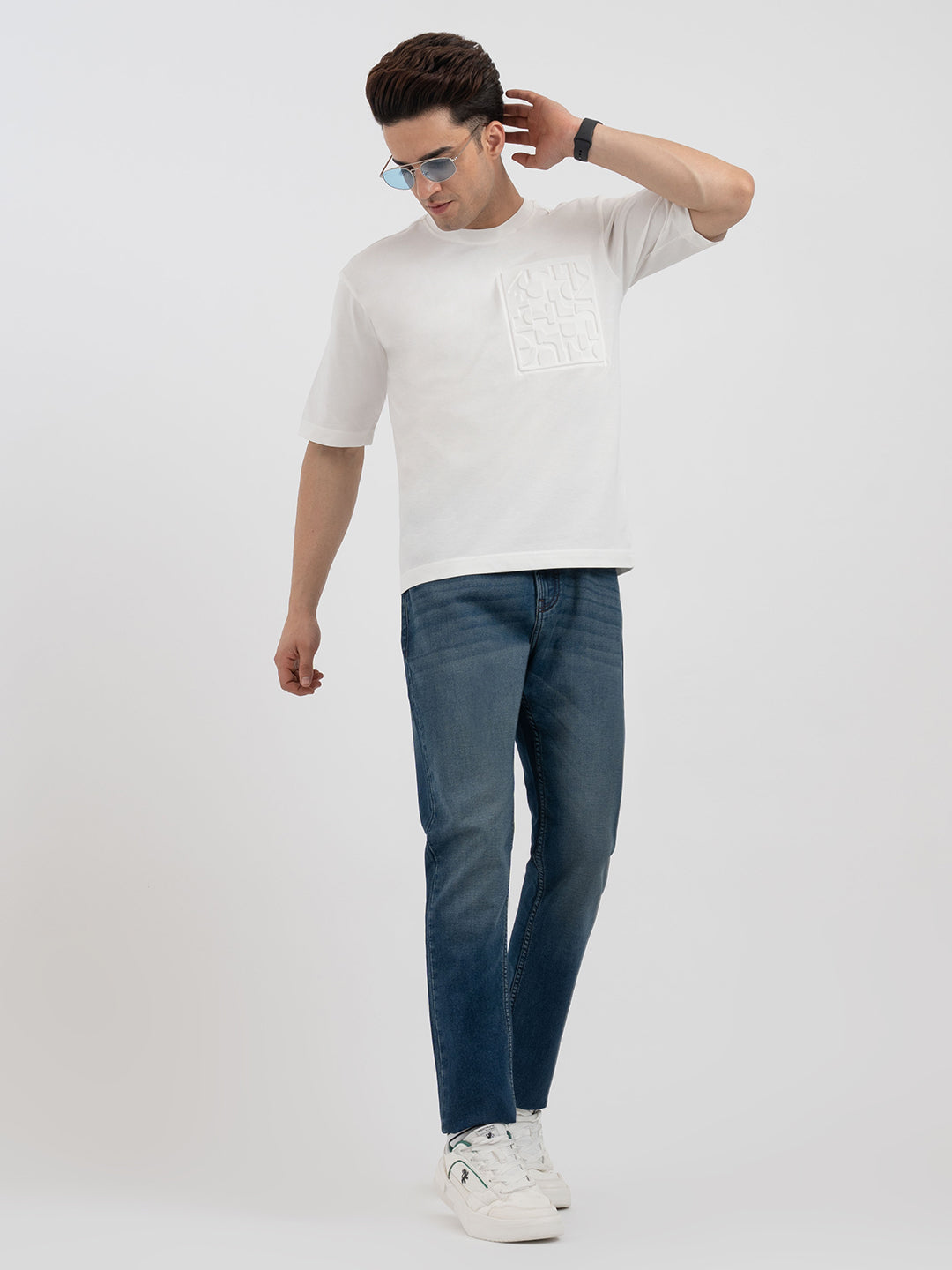 Red Tape White T-Shirt for Men – Redtape