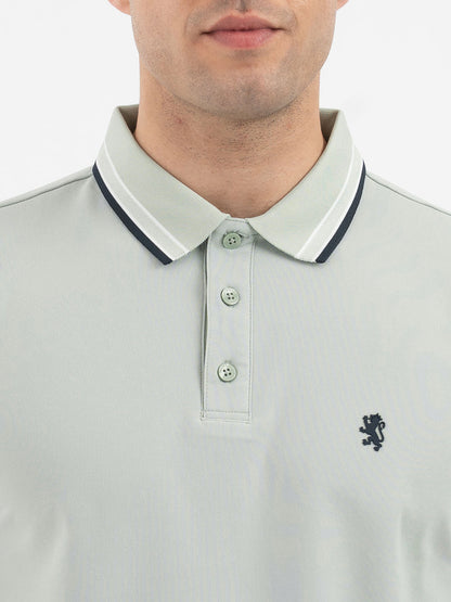 Red Tape Pastel Green Polo T-Shirt for Men