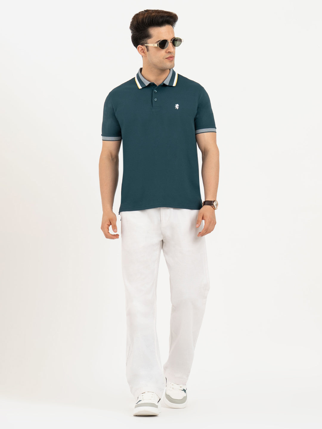 Polo T Shirts for Men in Deep Teal | Classic Polo T Shirts – Redtape