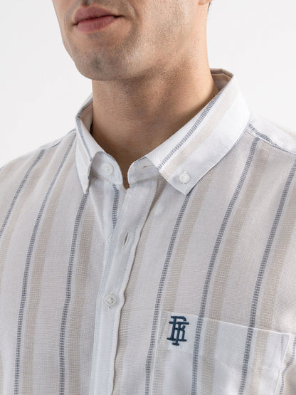 Men’s Casual Off-White Shirt