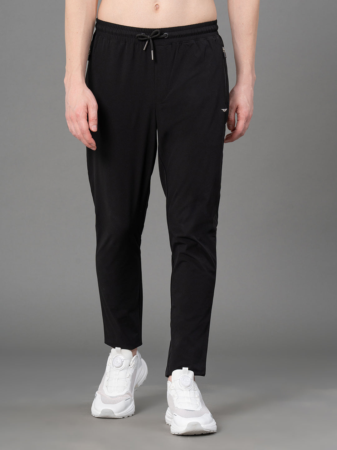 Black Activewear TrackPants For Men